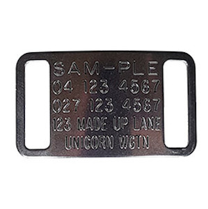 Slide on CollarTag™ Bow Wow Boutique NZ