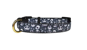 Products: 19mm Wide Jack Skellington Collar Bow Wow Boutique NZ