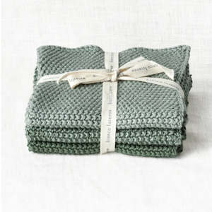 Baby Gifts 1: Lavette Wash cloths -Sage