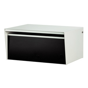 Metro: Metro Back Opening Letterbox / Mailbox - Silver Pearl
