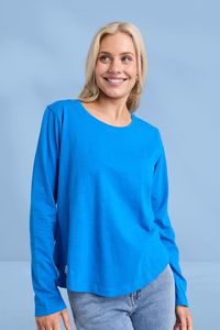 Elm Everyday Long Sleeve Tee Royal Blue