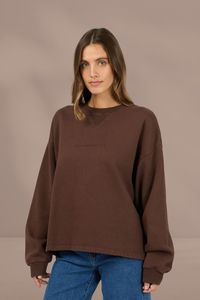 All About Eve AAE Washed Boxed Crew Brown