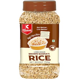 Kashish Foods Collection: Kashish Brown Basmati Rice 750g