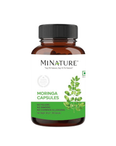 Ayurvadic Range: Moringa Capsules - 90 Vegetarian Capsules 500mg
