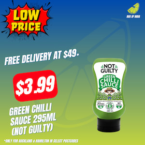 Green Chilli Sauce 295ml (Not Guilty)