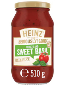 Heinz Pasta Sauce Tom/Basil 510g
