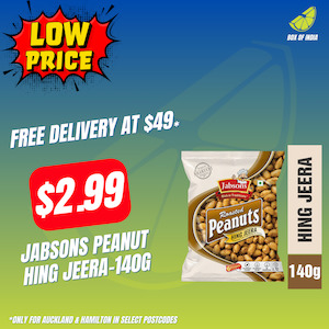 Jabsons Snacks: Jabsons Peanut Hing Jeera-140g