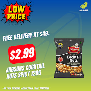 Jabsons Snacks: Jabsons Cocktail Nuts SPICY 120g
