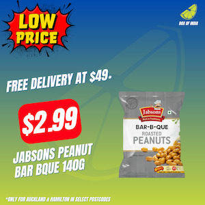 Jabsons Snacks: Jabsons Peanut Bar Bque 140g