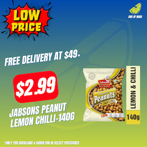 Jabsons Snacks: Jabsons Peanut Lemon Chilli-140g