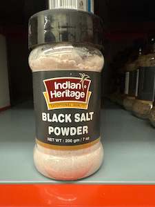 Indian Heritage Jar Black Salt Powder 200g
