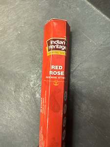 Indian Heritage Agarbatti Red Rose