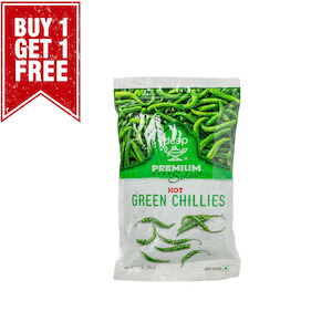 Deep Collection: Frozen Green Chilli (Hot) 340g
