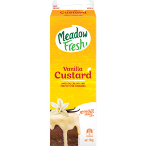Pudding Dessert Mixes: Meadow Fresh Custard Vanilla 1kg