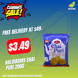 Clearance Corner: Haldirams Chai Puri 200g