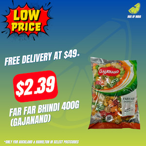 Fryms: Far Far Bhindi 400g (Gajanand)