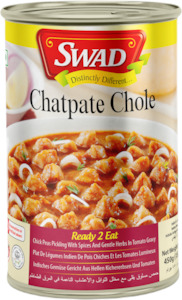 Swad Ready Meal Chatpate Chole 450g