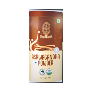 Organic Powders: Good Earth Ashwagandha Powder 200g