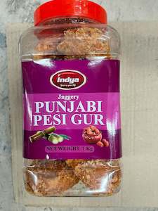 Sugar Jaggery: Indya Punjabi Pesi Gur 1kg