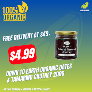 Organic Dates & Tamarind Chutney 200g (Down To Earth)