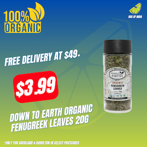 Organic: Organic Fenugreek Leaves 20g (Down To Earth)