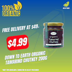 Organic: Organic Tamarind Chutney 200g (Down To Earth)