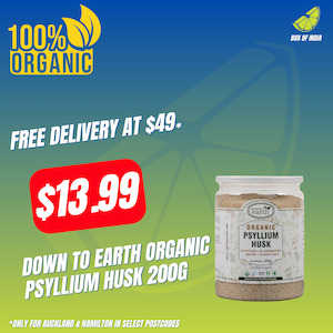 Organic: Organic Psyllium Husk 200g (Down To Earth)