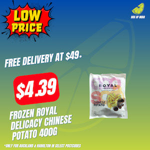 Frozen Veg Snacks: Frozen Royal Delicacy Chinese potato 400g