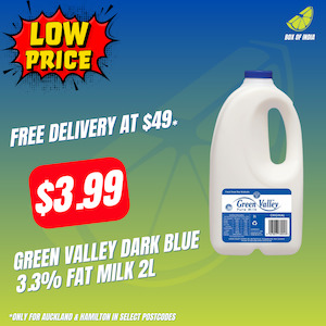 Green Valley Dark Blue 3.3% Fat Milk 2L
