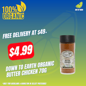 Organic Spices: Organic Butter Chicken 70g (Down To Earth)
