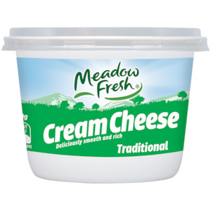 Cheeze Paneer Eggs: Meadow Fresh Cream Cheese Traditional 250g