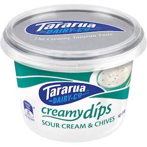 Tararua Dip Sour Cream & Chive 250g
