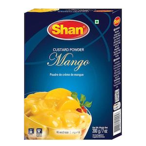 Pudding Dessert Mixes: Shan Mango Custard Powder 200g