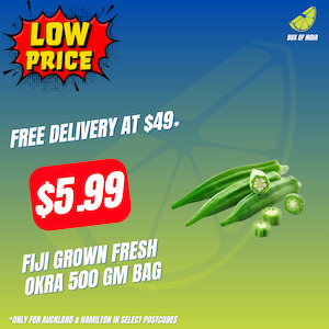 Fresh Veggies 1: Okra 500g (Bhindi) (Product of Fiji)