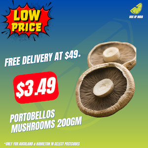 Low Price Fresh Produce: Mushrooms Portobello Flat Nz
