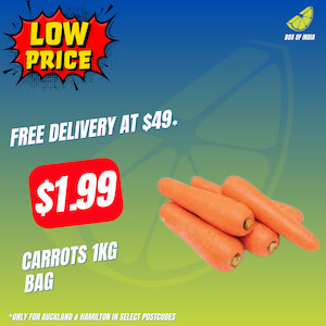 Carrots Bag 1KG (Product of NZ)