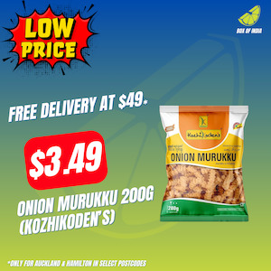 Kozhikodens Collection: Onion Murukku 200g (Kozhikoden’s)