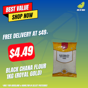 Royal Gold Brand Collection: Black Chana Flour 1Kg (Royal Gold)
