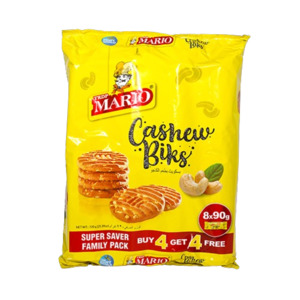 Biscuits Cookies Crackers 1: Mario Cashew Biscuits VP (8x90gm) 720gm