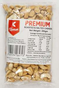 Kashish Cashew Roasted Salted 250g