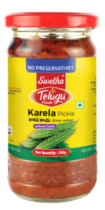 Karela Pickle (Without Garlic) 300g (Telugu)