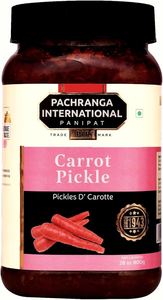 Condiments Dressings Pickels 1: Pachranga Carrot Pickle 800g