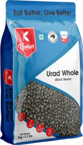 Urad Whole 1kg (Black Beans) (Kashish)