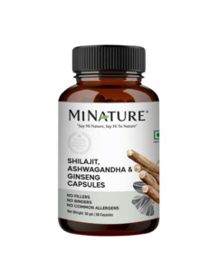 Ayurvadic Range: Shilajit + Ashwagandha + Ginseng Capsules