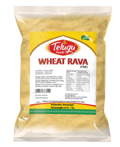 Sooji Besan Other Flours 1: Brown Wheat Rava 908g (Telugu)
