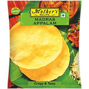 Papad Belna Papadam 1: M Recipe Madrad Pappadum 100g