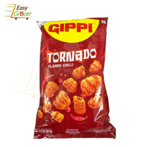 Chips Snacks Kurkure: Balaji Gippi Tornado Flamin Chilli 55gm