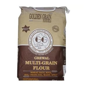 Aate Daal Ka Bhaav Flour: Grewal Multi Grain Atta 5Kg