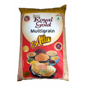 Aate Daal Ka Bhaav Flour: Multigrain Atta 10kg (Royal Gold)