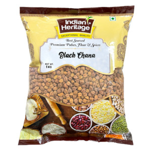 Daal Mein Kuch Kaala Hai Lentils: Black (Kala) Chana 1kg (Indian Heritage)
